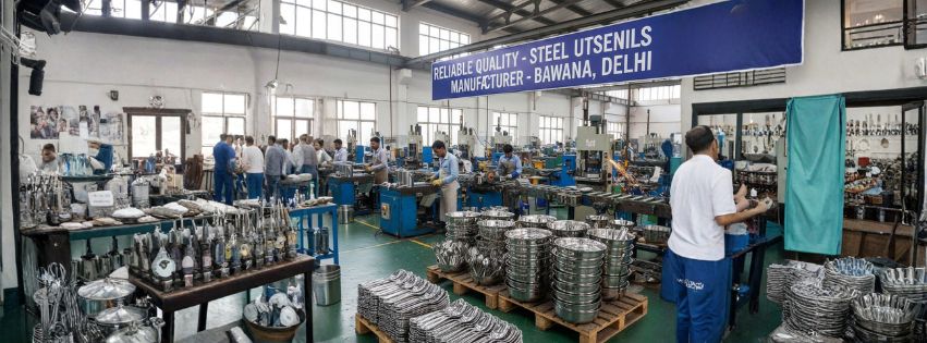 Best Steel Utensils Manufacturer in Bawana
